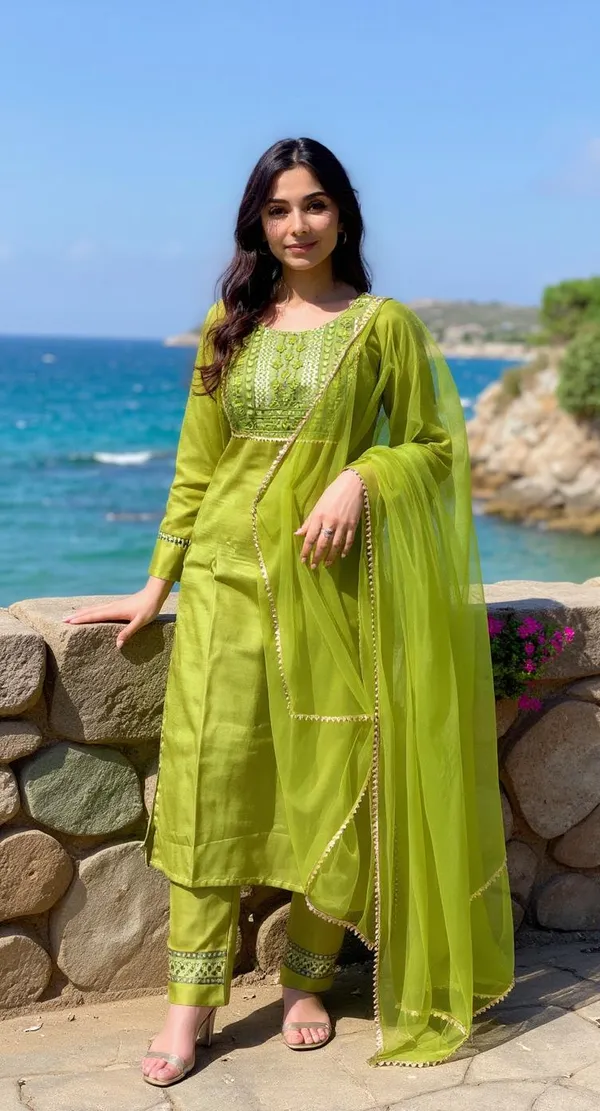 Green_Embroidered_Straight_Kurta_Set_For_Women