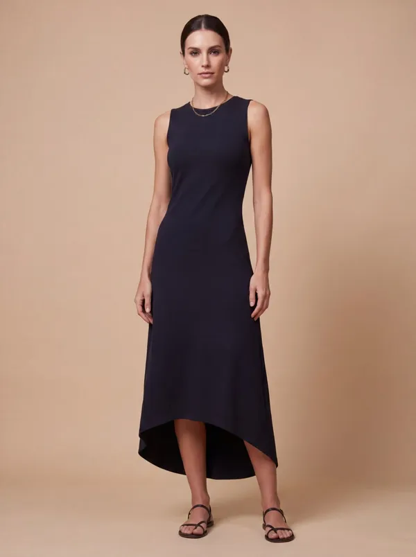 Black_Sleeveless_High-Low_Dress_For_Women