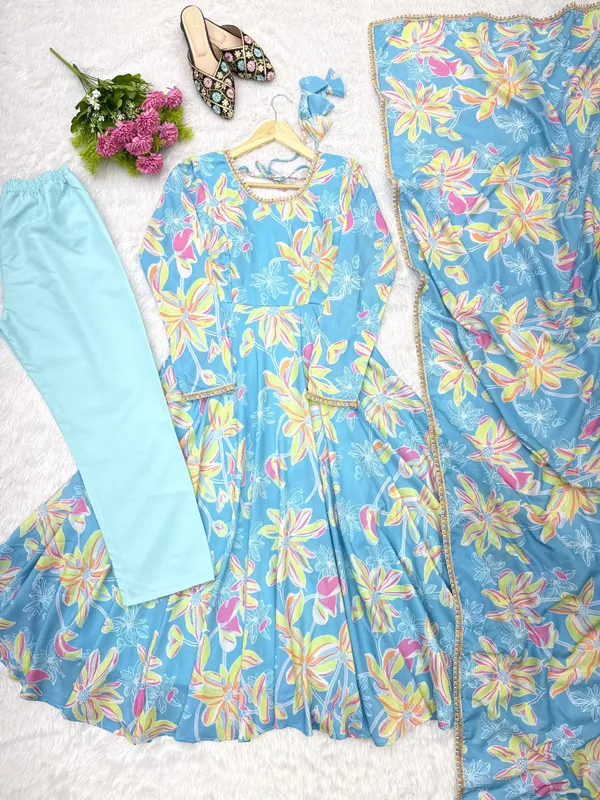 Blue_Floral_Anarkali_Suit_For_Women