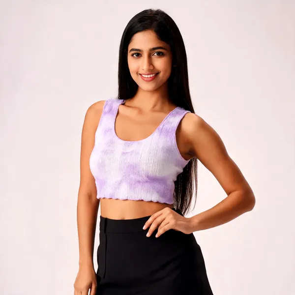 Lavender_Knit_Sleeveless_Crop_Top_For_Women