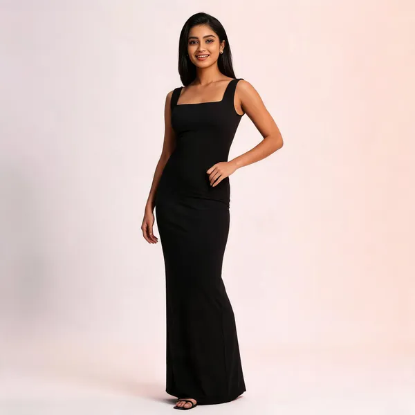 Black_Fitted_Maxi_Dress_For_Women
