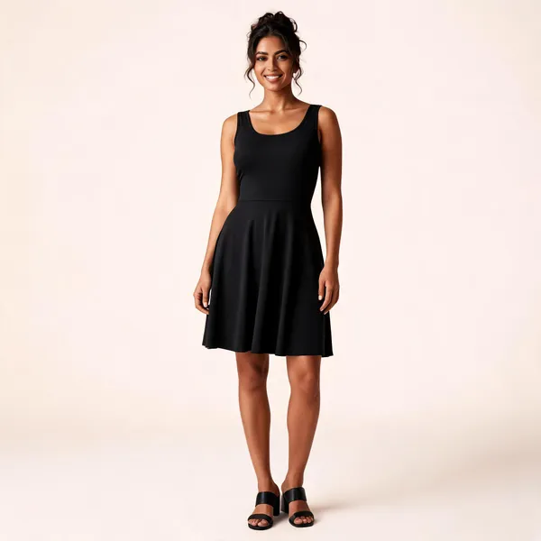 Black_Fit_And_Flare_Dress_For_Women