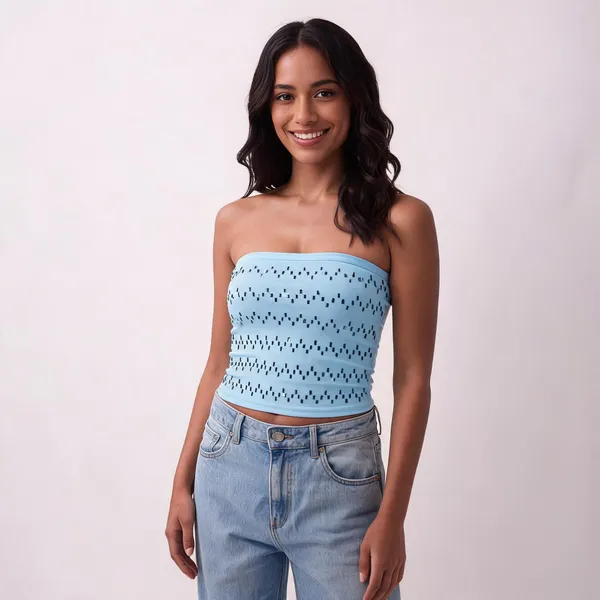 Blue_Embellished_Fitted_Tube_Top_For_Women