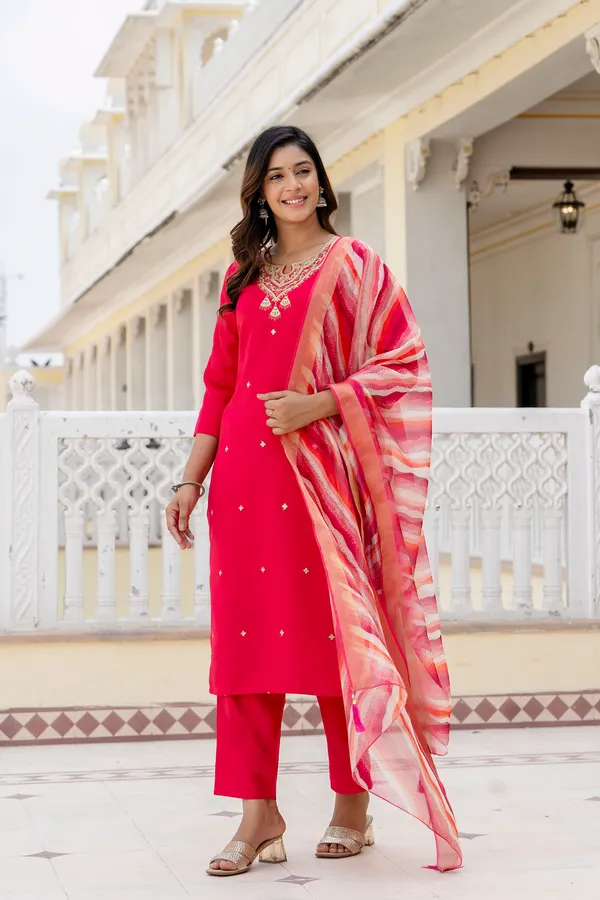 Pink_Embroidered_Straight_Kurta_Set_For_Women