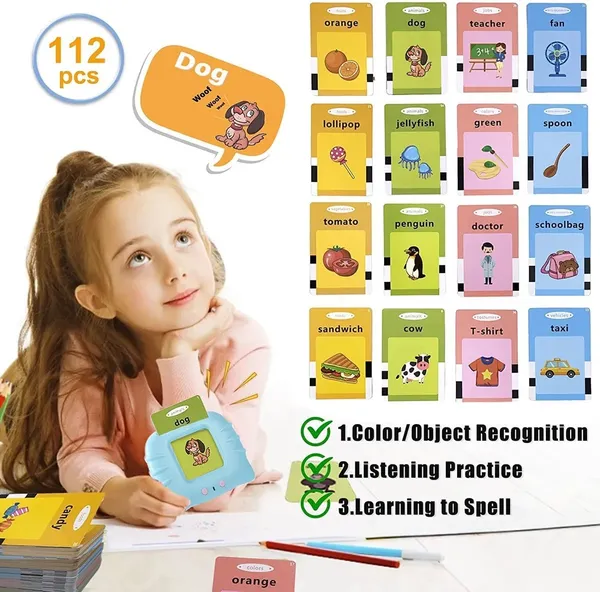 112-Piece_Educational_Flash_Cards_Vocabulary_Learning_Set