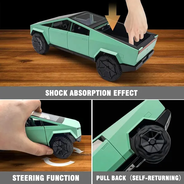 Silver_Alloy_Pull_Back_Pickup_Truck_Toy_Vehicle