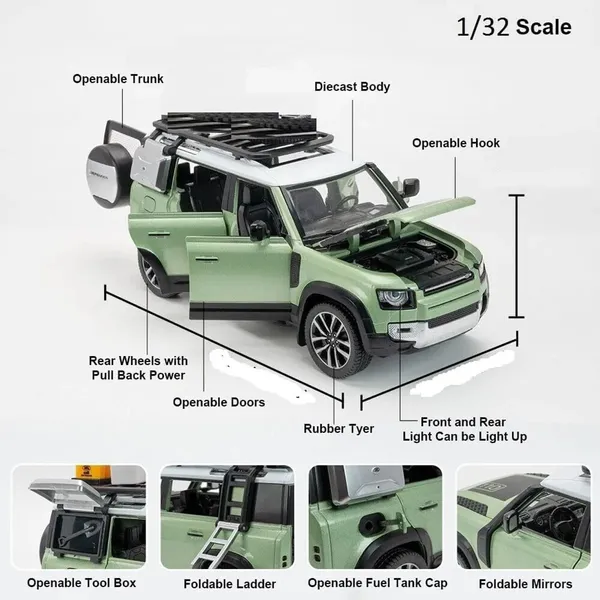 Green_1:32_Diecast_Defender_Toy_Car