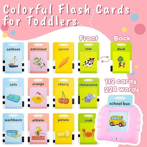 112-Piece_Educational_Flash_Cards_Vocabulary_Learning_Set