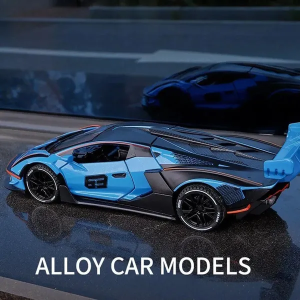 Blue_Alloy_Lamborghini_Car_Model_With_Opening_Hood