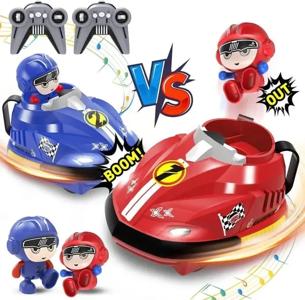 RC_BATTLE_BUMPER_CAR_TOY_REMOTE_CONTROL_SET_OF_2_360_ROTATION_,LED_INCLUDED_,PARENT_CHILD_COMPETITION,_ASSORTED