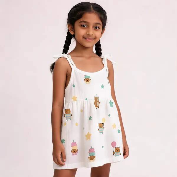 White_Muslin_Sleeveless_Frock_Dress_For_Baby_Girls