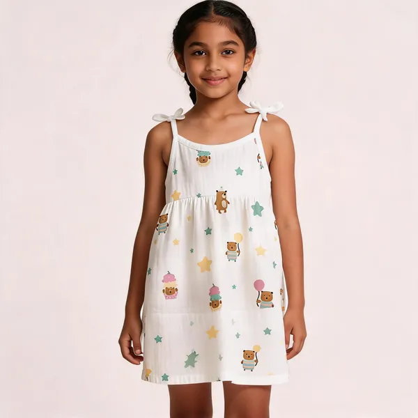 White_Muslin_Sleeveless_Frock_Dress_For_Baby_Girls