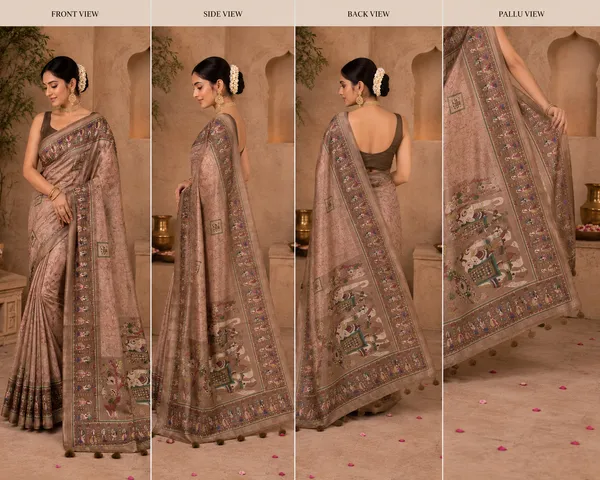 Royal_Procession_Kalamkari-Inspired_Saree_with_unstitiched_blouse