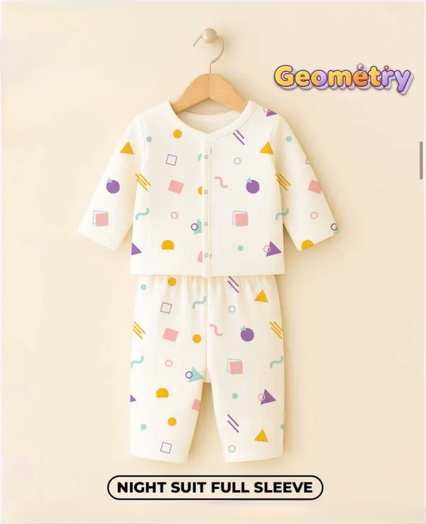 Cream_Muslin_Full_Sleeve_Night_Suit_For_Baby_Boy_Baby_Girl