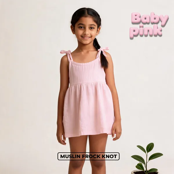 Baby_Pink_Muslin_Knot_Strap_Sleeveless_Frock_For_Baby_Girls