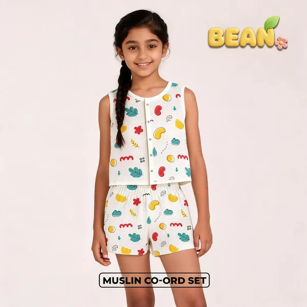 White_Muslin_Printed_Sleeveless_Co-Ord_Set_For_Babies