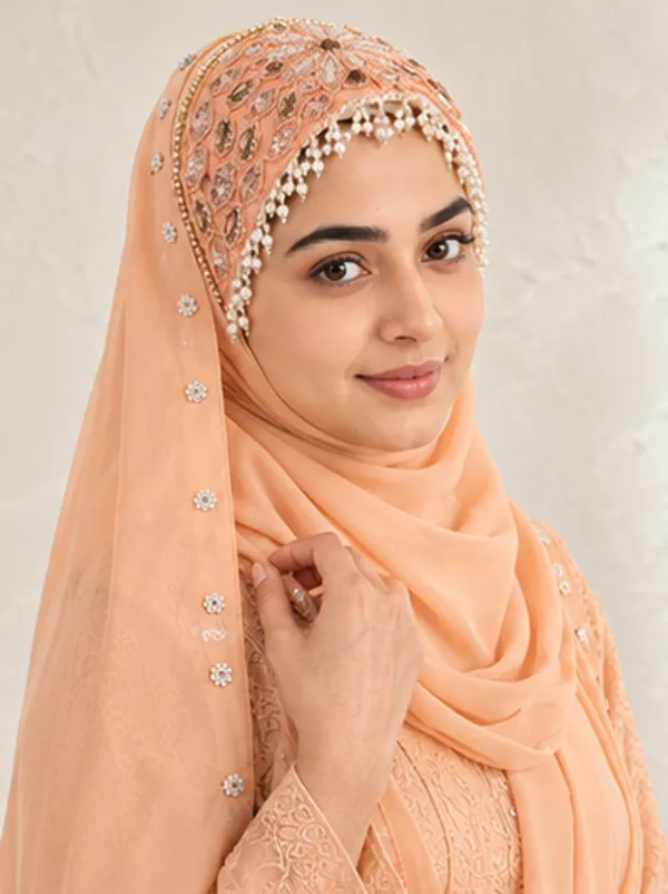 FAHAARI_Luxury_Embroidered_Georgette_Hijab_with_Diamond_Work