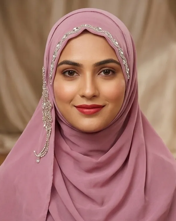 FAHAARI_Luxury_Embroidered_Georgette_Hijab_with_Diamond_Work