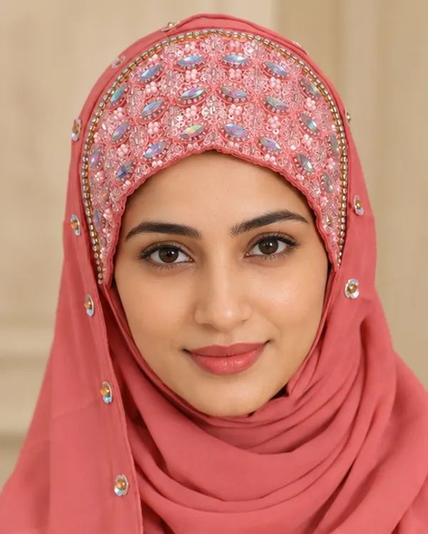 FAHAARI_Luxury_Embroidered_Georgette_Hijab_with_Diamond_Work