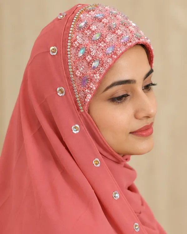 FAHAARI_Luxury_Embroidered_Georgette_Hijab_with_Diamond_Work