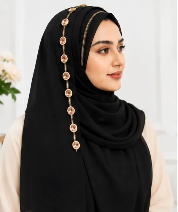 Black_Georgette_Hijab_For_Women