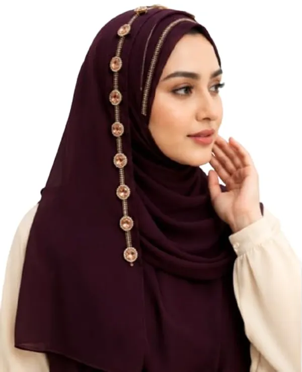 Purple_Georgette_Crystal_Border_Pearl_Hijab_For_Women