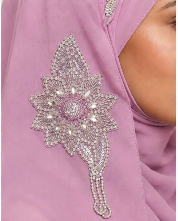 Pink_Georgette_Crystal_Embroidered_Hijab_For_Women