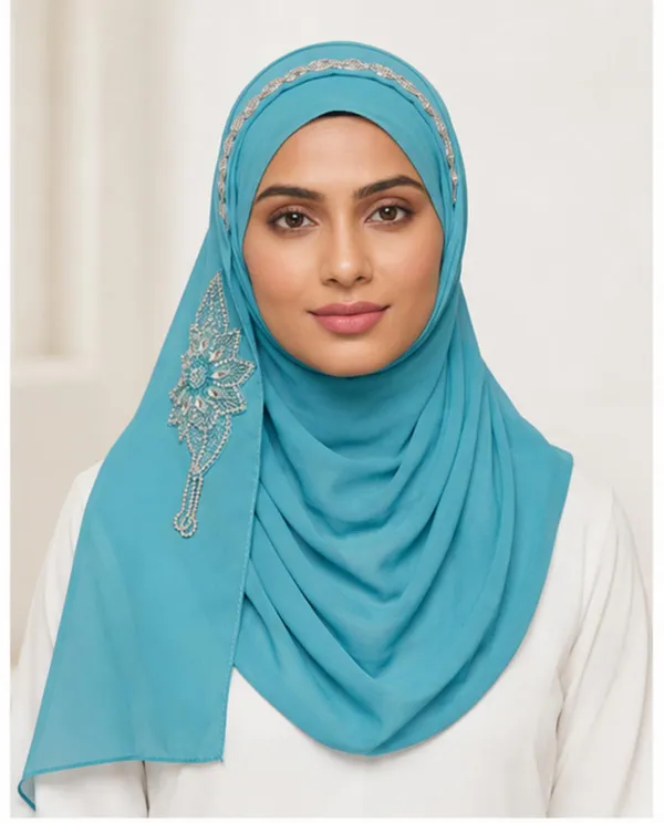 Sky_Blue_Georgette_Crystal_Embroidered_Hijab_For_Women