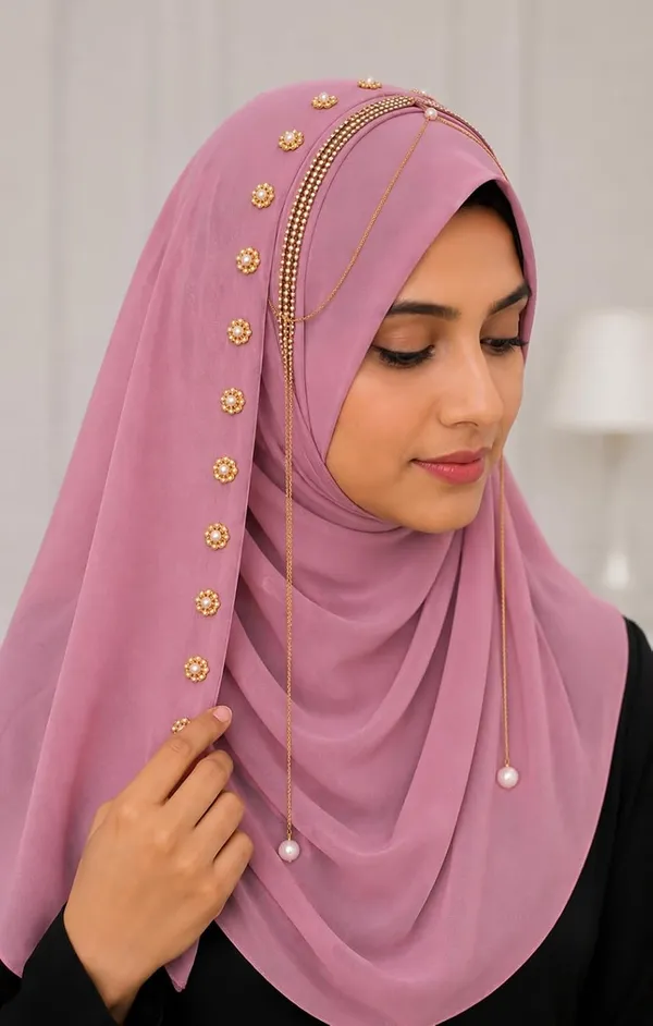 Pink_Georgette_Hijab_For_Women