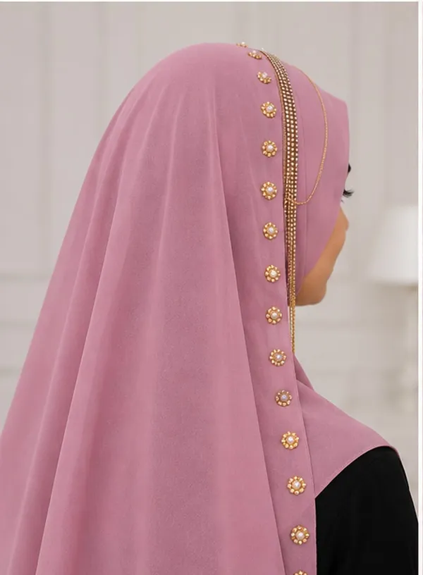 Pink_Georgette_Hijab_For_Women