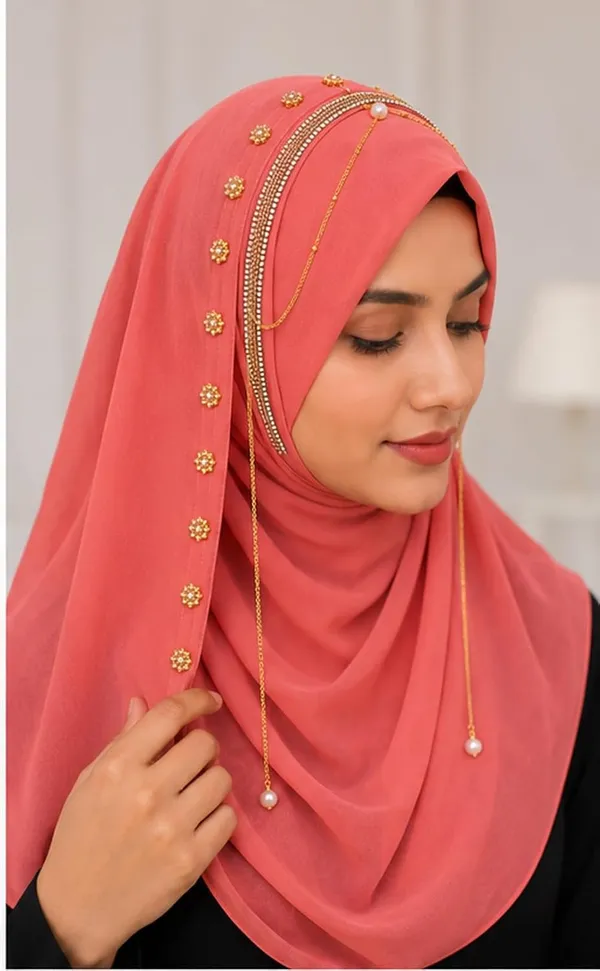 Orange_Georgette_Hijab_For_Women