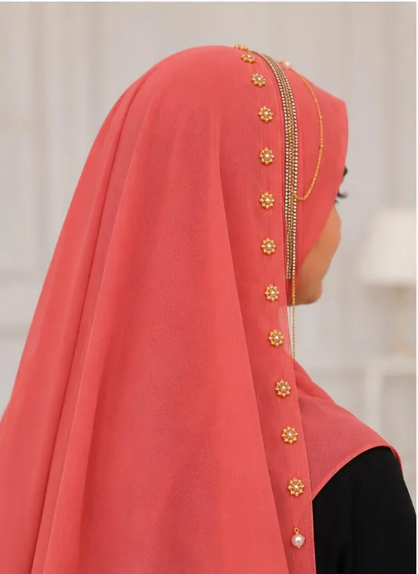 Orange_Georgette_Hijab_For_Women