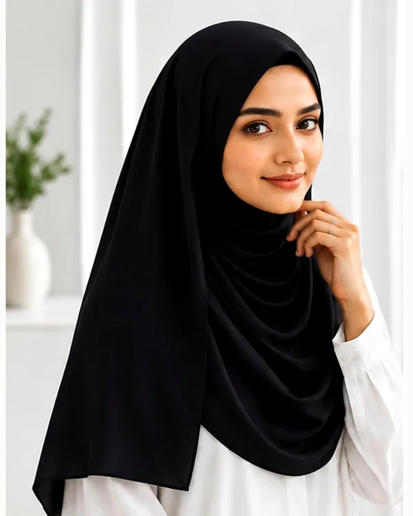 Black_Georgette_Hijab_For_Women