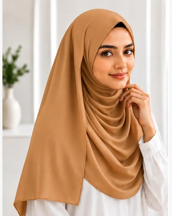 Brown_Georgette_Hijab_For_Women