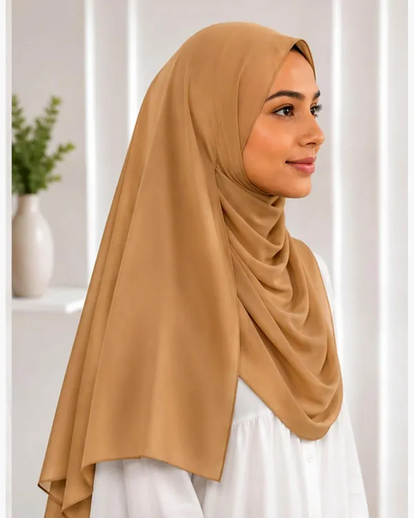 Brown_Georgette_Hijab_For_Women