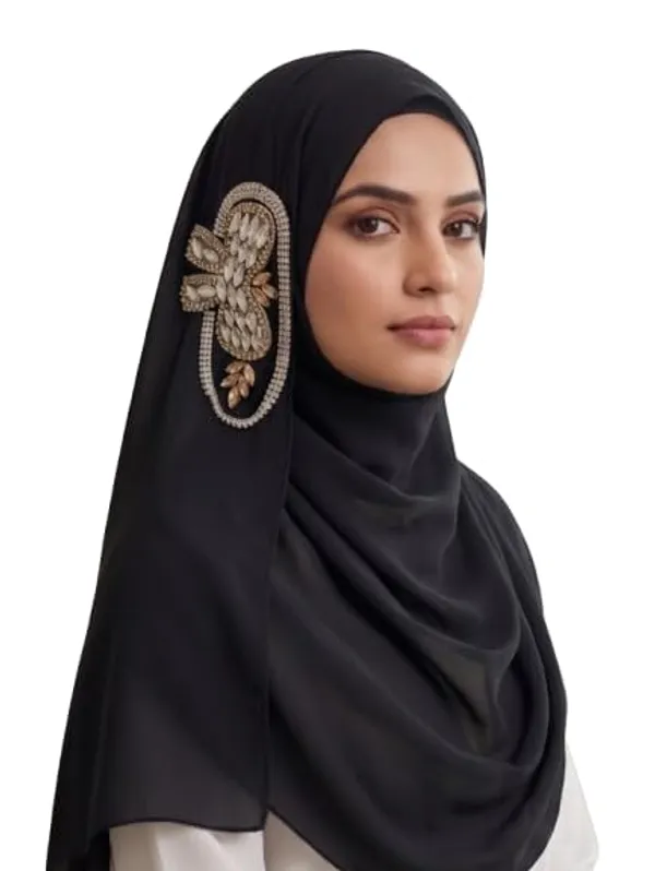 Black_Georgette_Hijab_For_Women