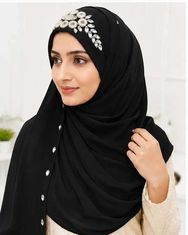 Black_Georgette_Hijab_For_Women