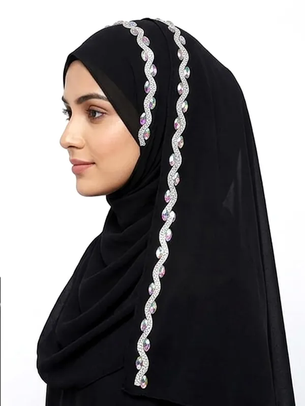 Black_Georgette_Hijab_For_Women