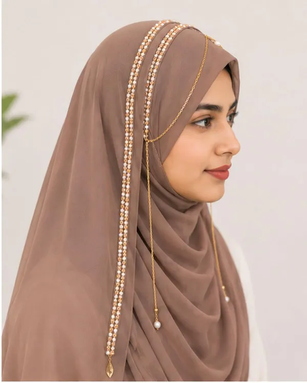 Chocolate_Georgette_Hijab_For_Women