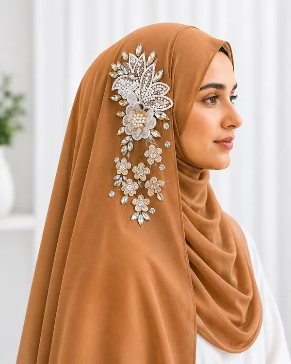 Brown_Georgette_Hijab_For_Women