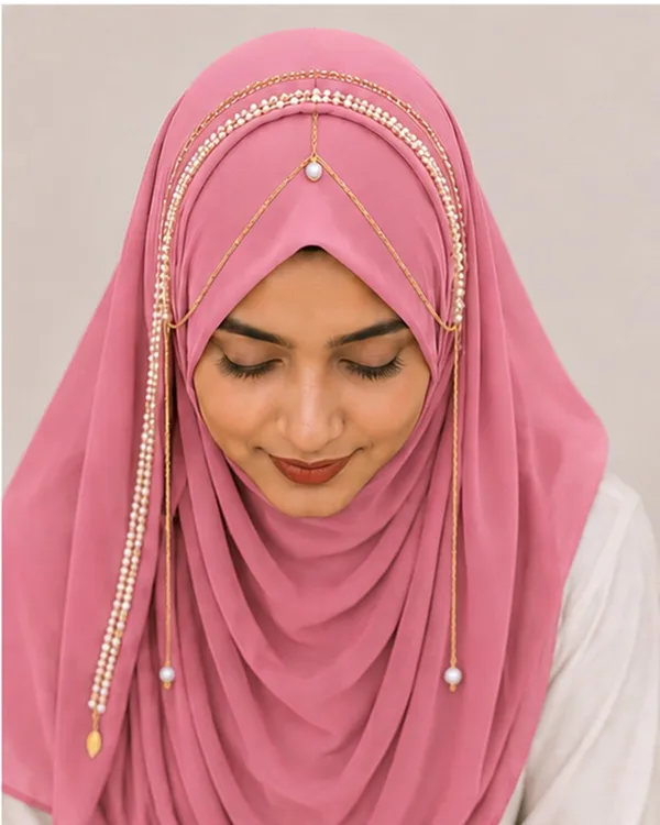 Pink_Georgette_Pearl_Crystal_Bridal_Embellished_Hijab_For_Women