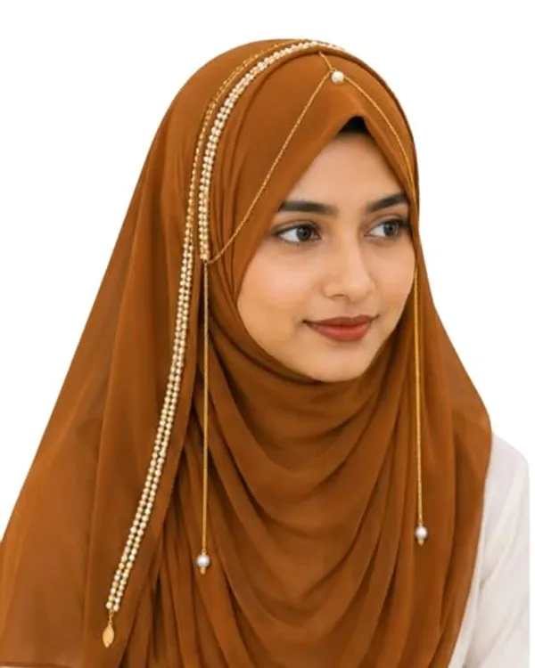 Brown_Georgette_Hijab_For_Women