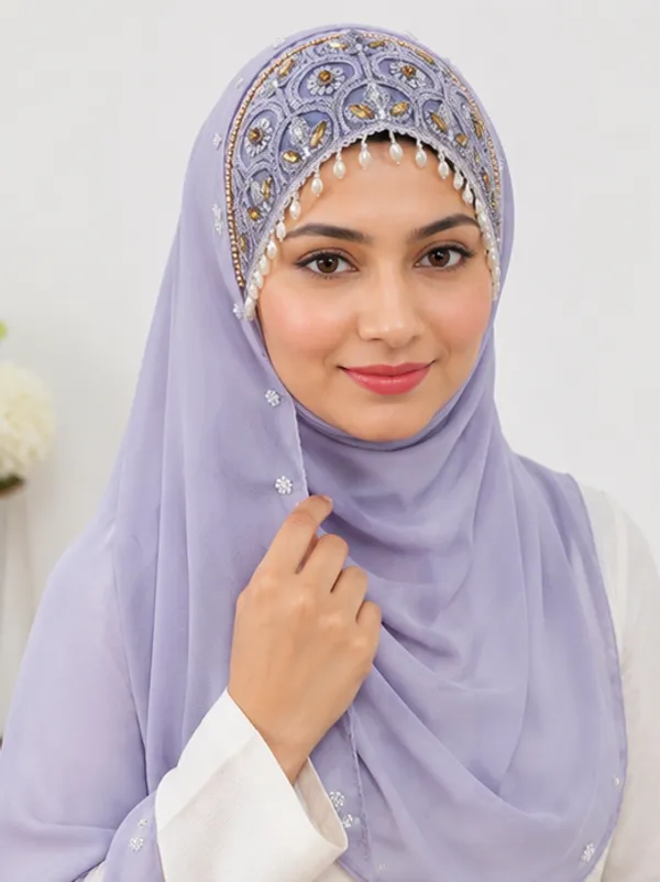 FAHAARI_Elegant_Lavender_Diamond_Embroidered_Hijab