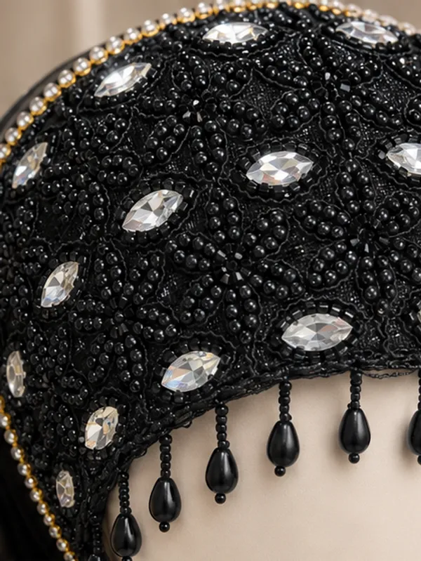 FAHAARI_Luxury_Embroidered_Georgette_Hijab_with_Diamond_Work