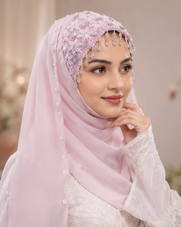FAHAARI_Luxury_Embroidered_Georgette_Hijab_with_Diamond_Work