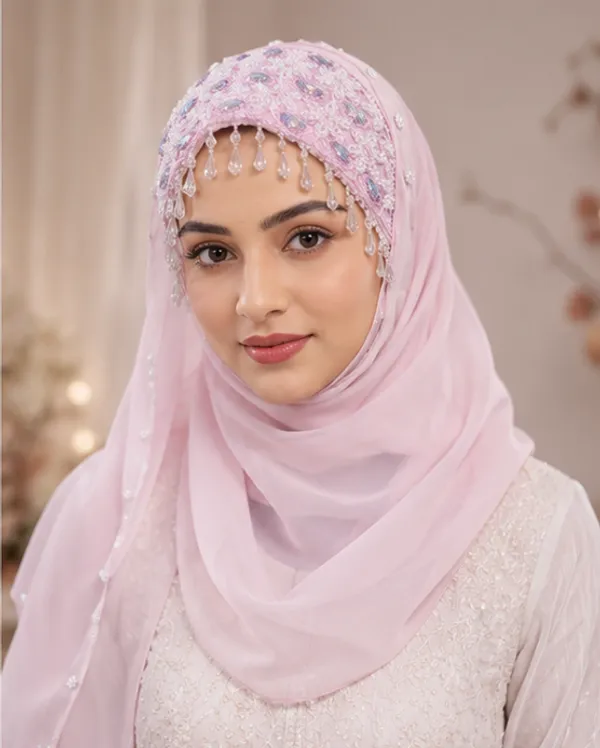 FAHAARI_Luxury_Embroidered_Georgette_Hijab_with_Diamond_Work