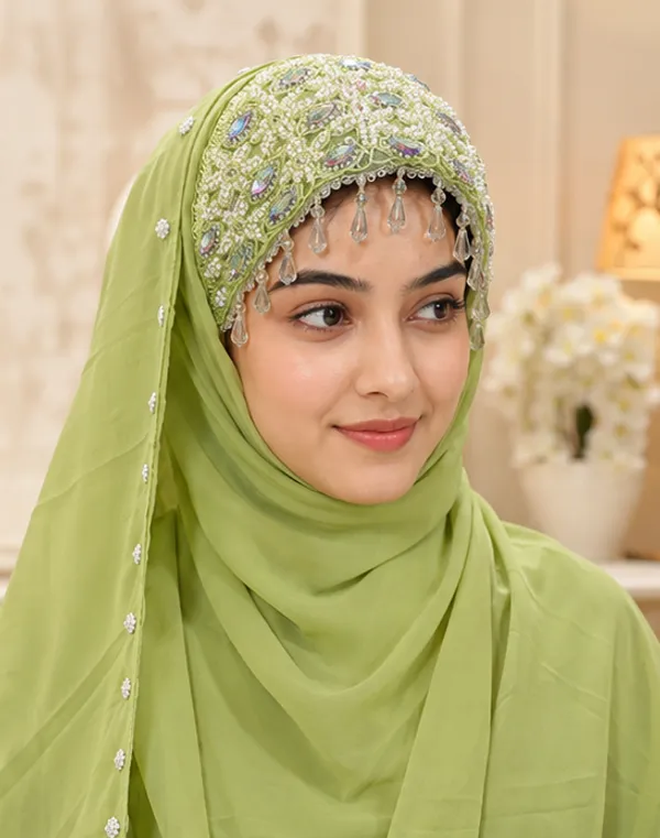 FAHAARI_Premium_Perot_Embroidery_&_Diamond_Work_Georgette_Hijab_for_Women