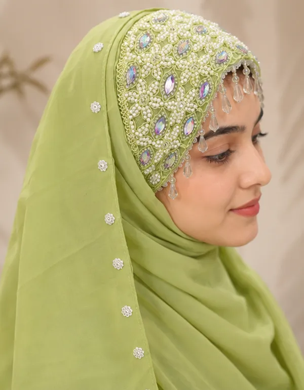FAHAARI_Premium_Perot_Embroidery_&_Diamond_Work_Georgette_Hijab_for_Women