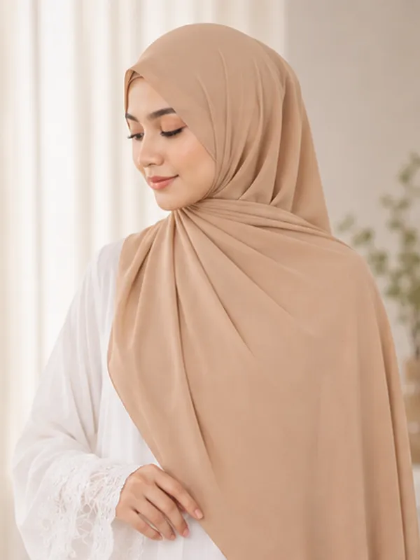 FAHAARI_Premium_Light_Brown__Georgette_Hijab_for_Women_&_Girls_|_Soft_Lightweight_Islamic_Head_Scarf_|_Free_Size_|_Daily,_Casual_&_Party_Wear