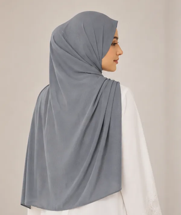 FAHAARI_Premium_Plain_Gray_Georgette_Hijab_for_Women_&_Girls_|_Soft_Lightweight_Islamic_Head_Scarf_|_Free_Size_|_Daily,_Casual_&_Party_Wear